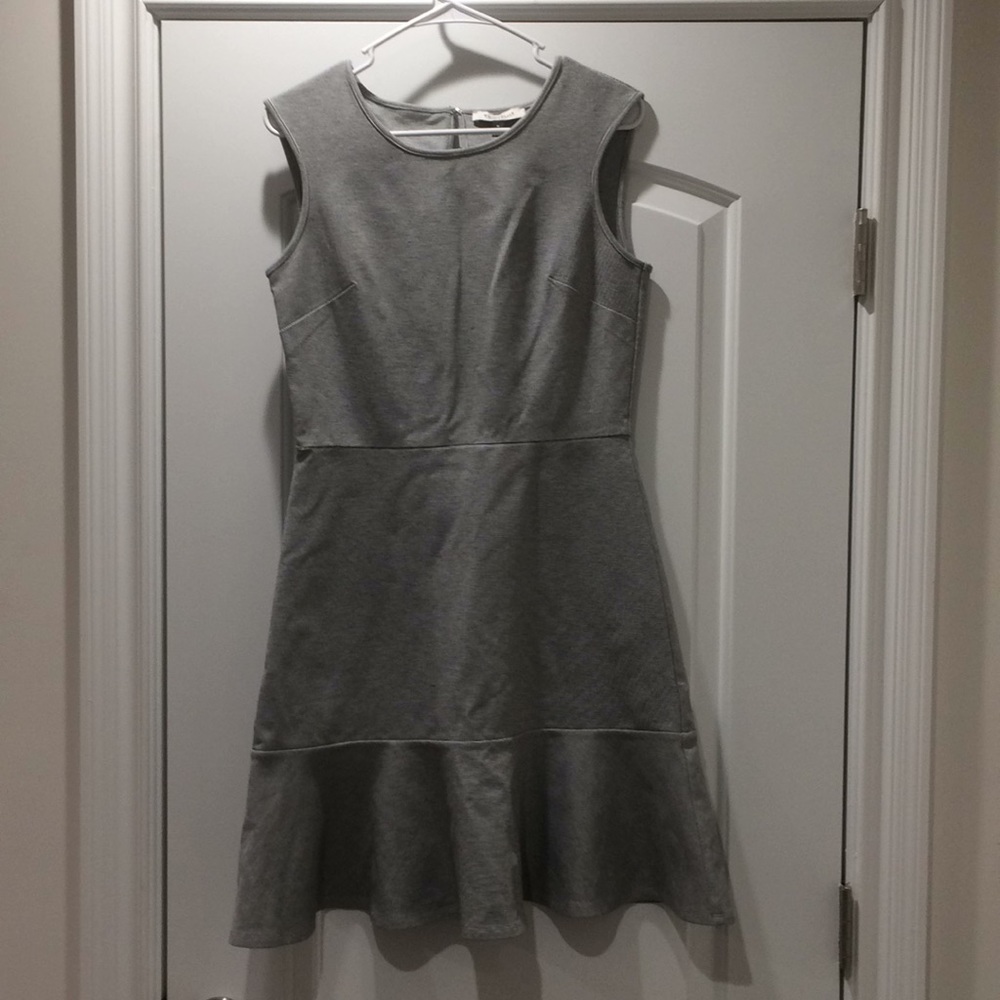Stretch Flared Stripped Dress - Picture 1 of 3